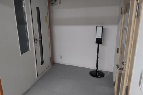 スタジオの入口