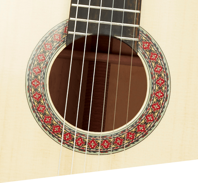 フラメンコ調のサウンドホール