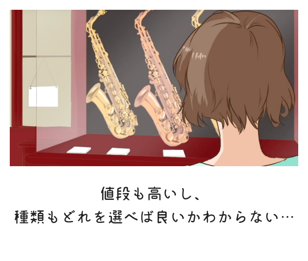 楽器の値段も高く、どれを選んだらいいのかわからない